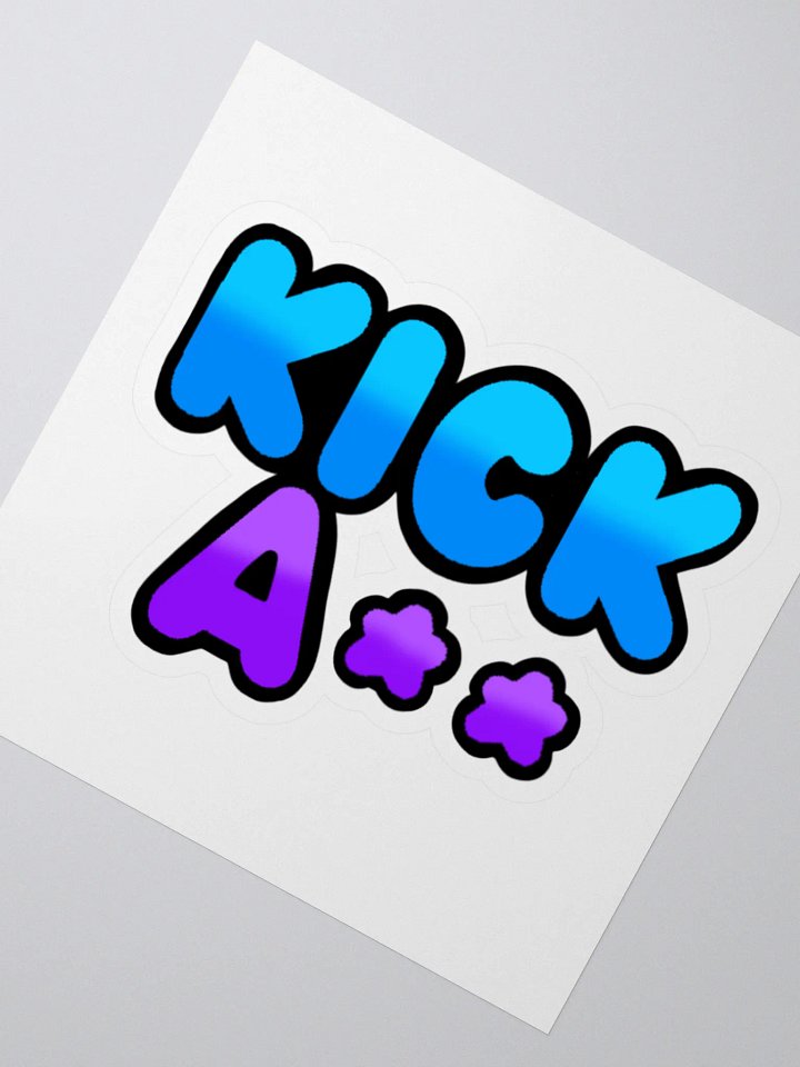Kick A** Sticker product image (2)