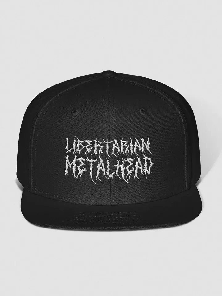 Libertarian Metalhead - Snapback White product image (1)