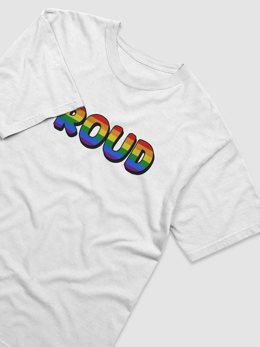 The 'PROUD LGBTQ+' T-Shirt - White product image (3)
