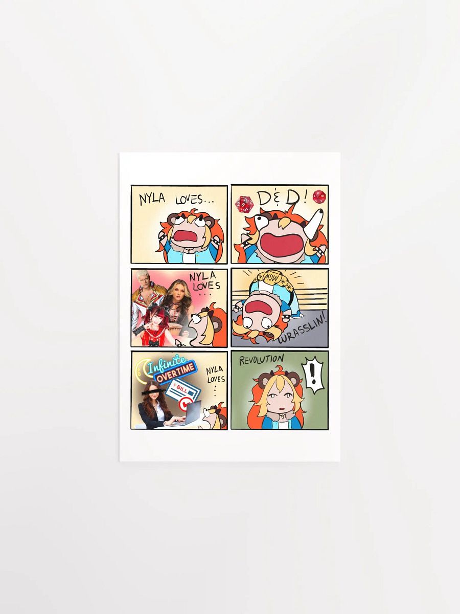 Nyla Loves Memes! Print product image (1)