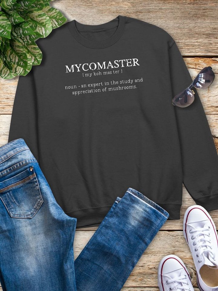 MYCOMASTER: Funny Mycology Definition Unisex Sweatshirt - Perfect Gift for Foraging Mushroom Lovers product image (2)