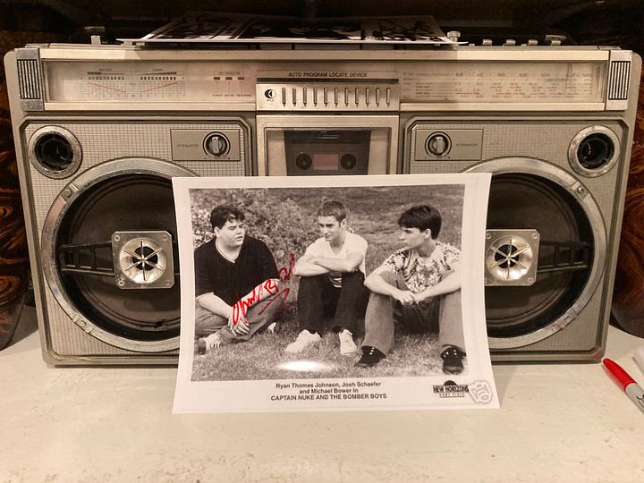 Captain Nuke & Bomber Boys Autographed Press Kit 3 Photos B&W | Michael Bower Auto product image (2)