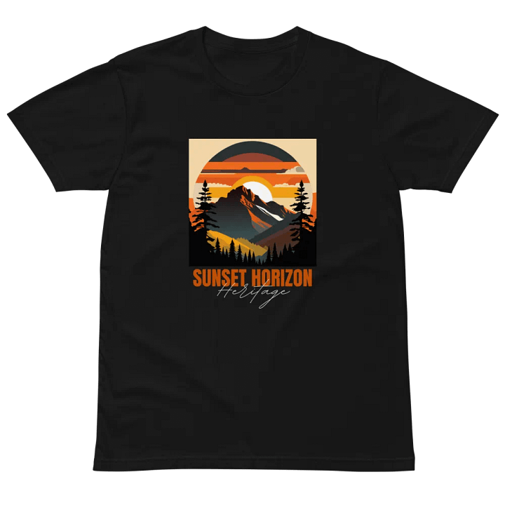 Sunset Horizon Mountain Tee product image (3)