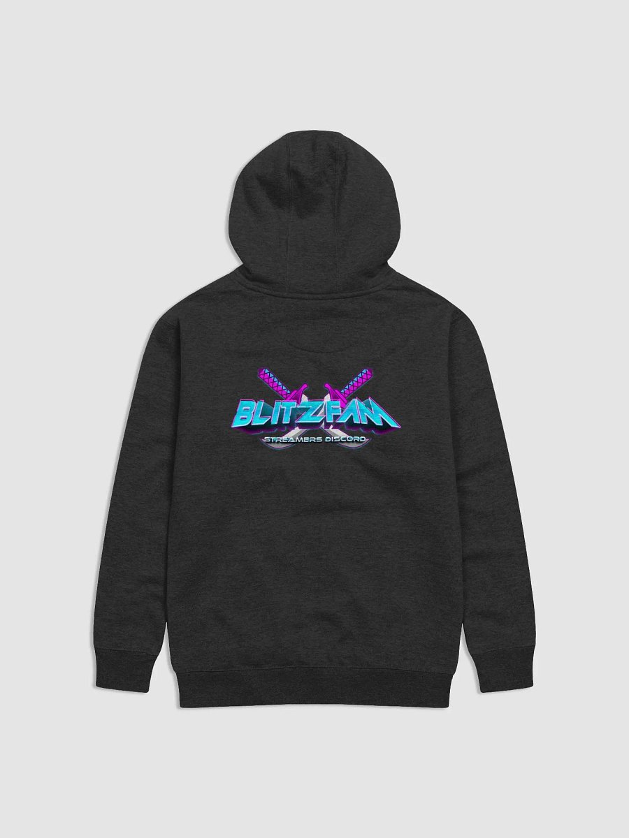 Black hoody Ninja left and back logo product image (2)