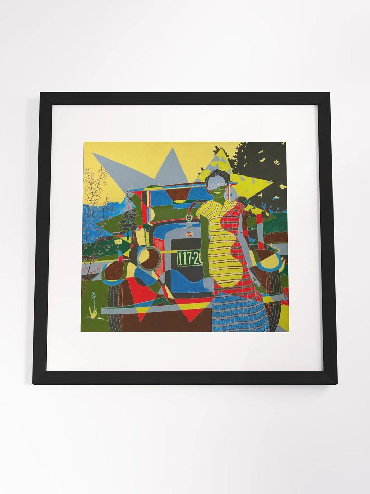 Peggy's Buick Print Framed product image (1)