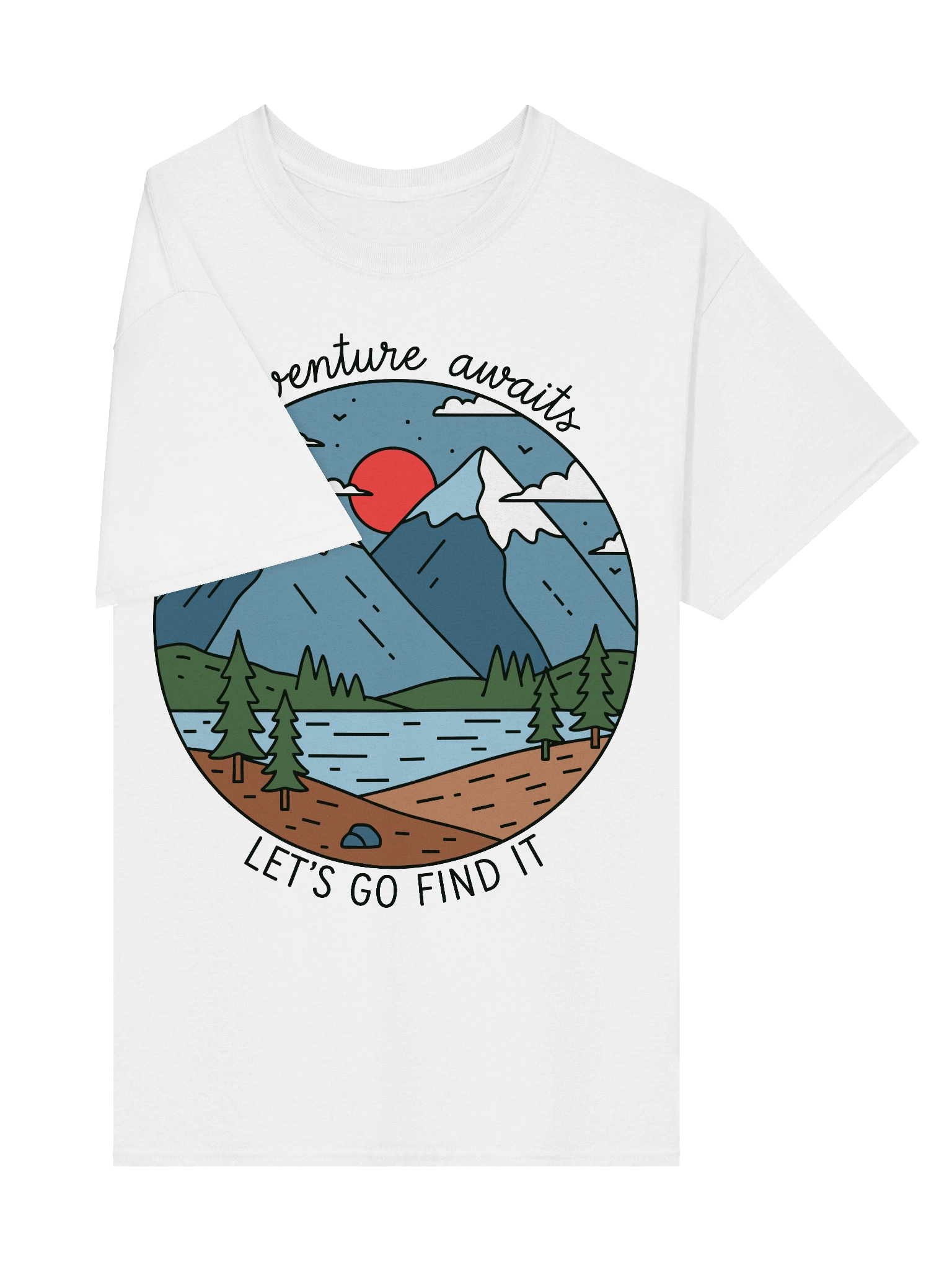 Adventure Awaits, Let's Go Find It - Tee product image (3)