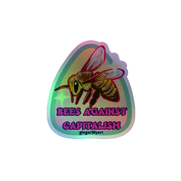 bees against sticker product image (2)