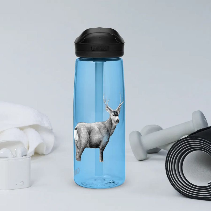 Deer Drawing Water Bottle Straw product image (69)