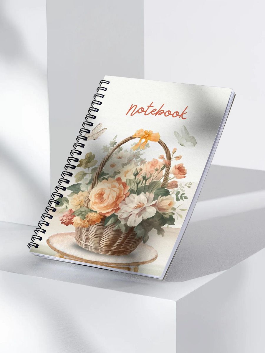 Whimsical Blooms Spiral Notebook product image (3)