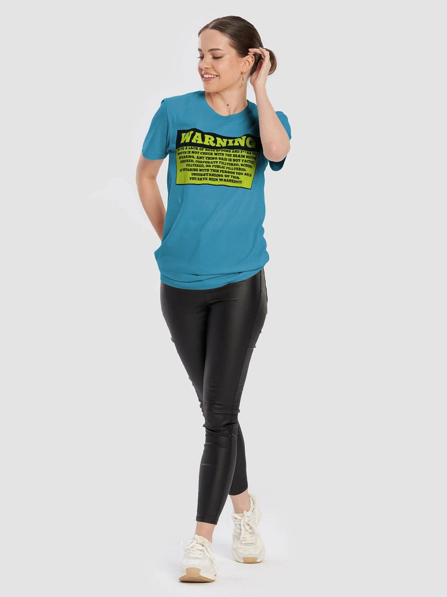 Unfiltered Warning Front printed T-Shirt product image (6)