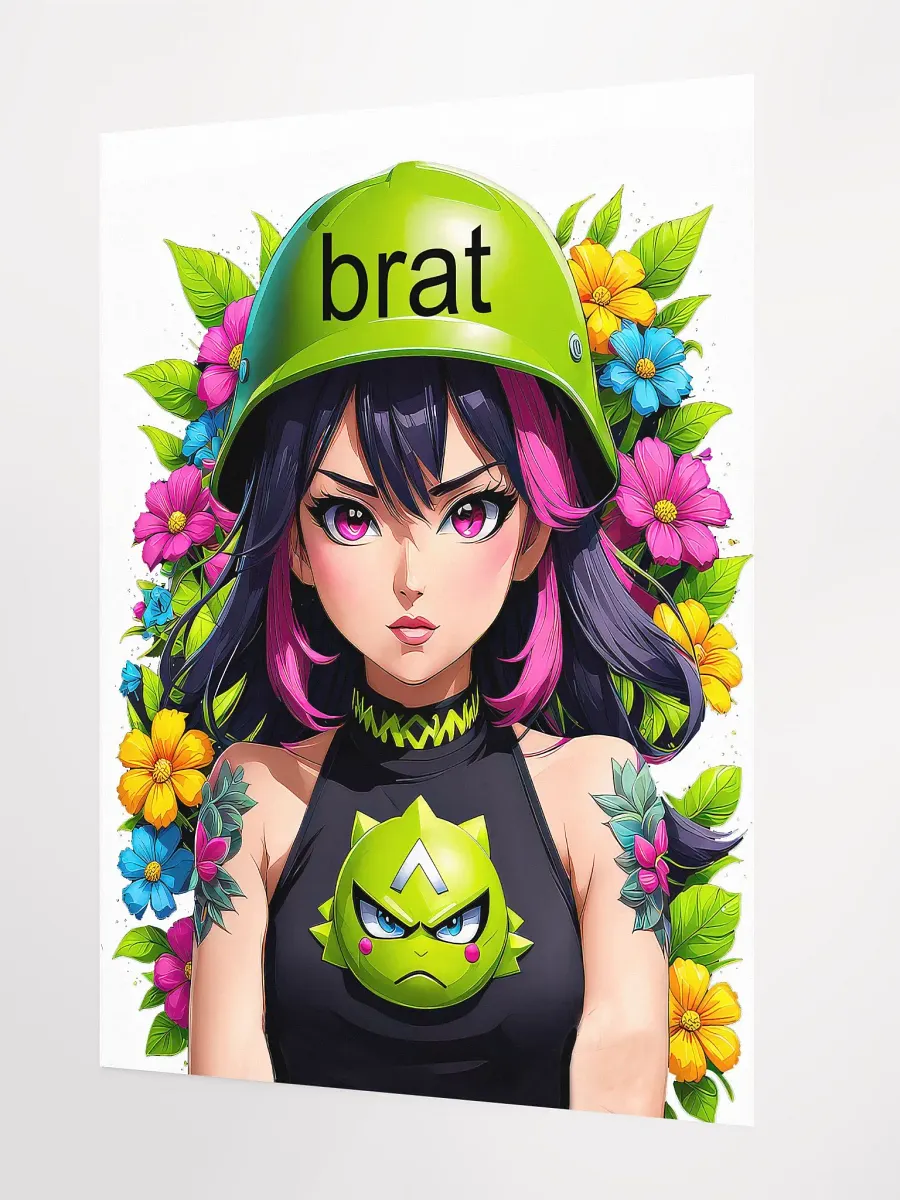 Brat Girl - Poster - White Background - Medium Size 18x24 Inches product image (2)