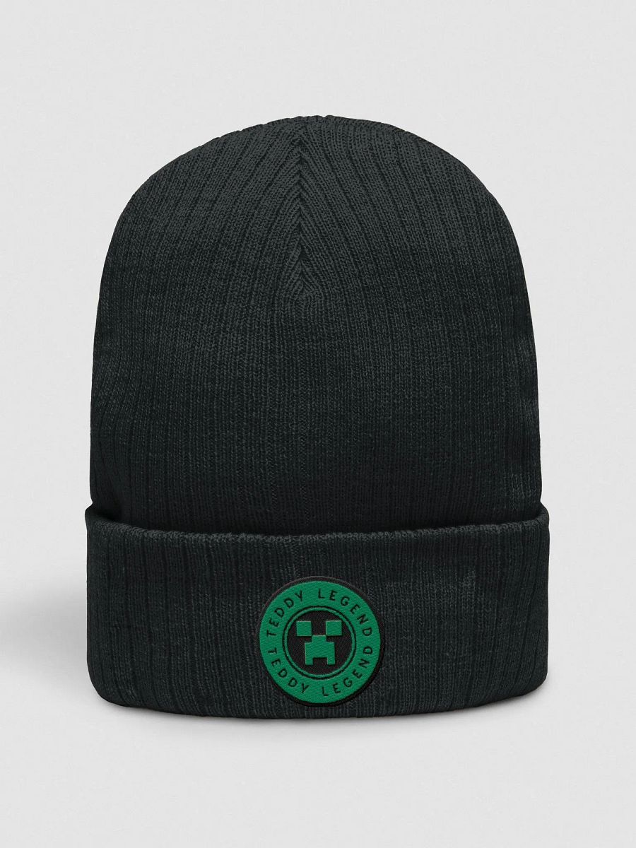 Teddy Legend Emblem Ribbed Beanie product image (1)
