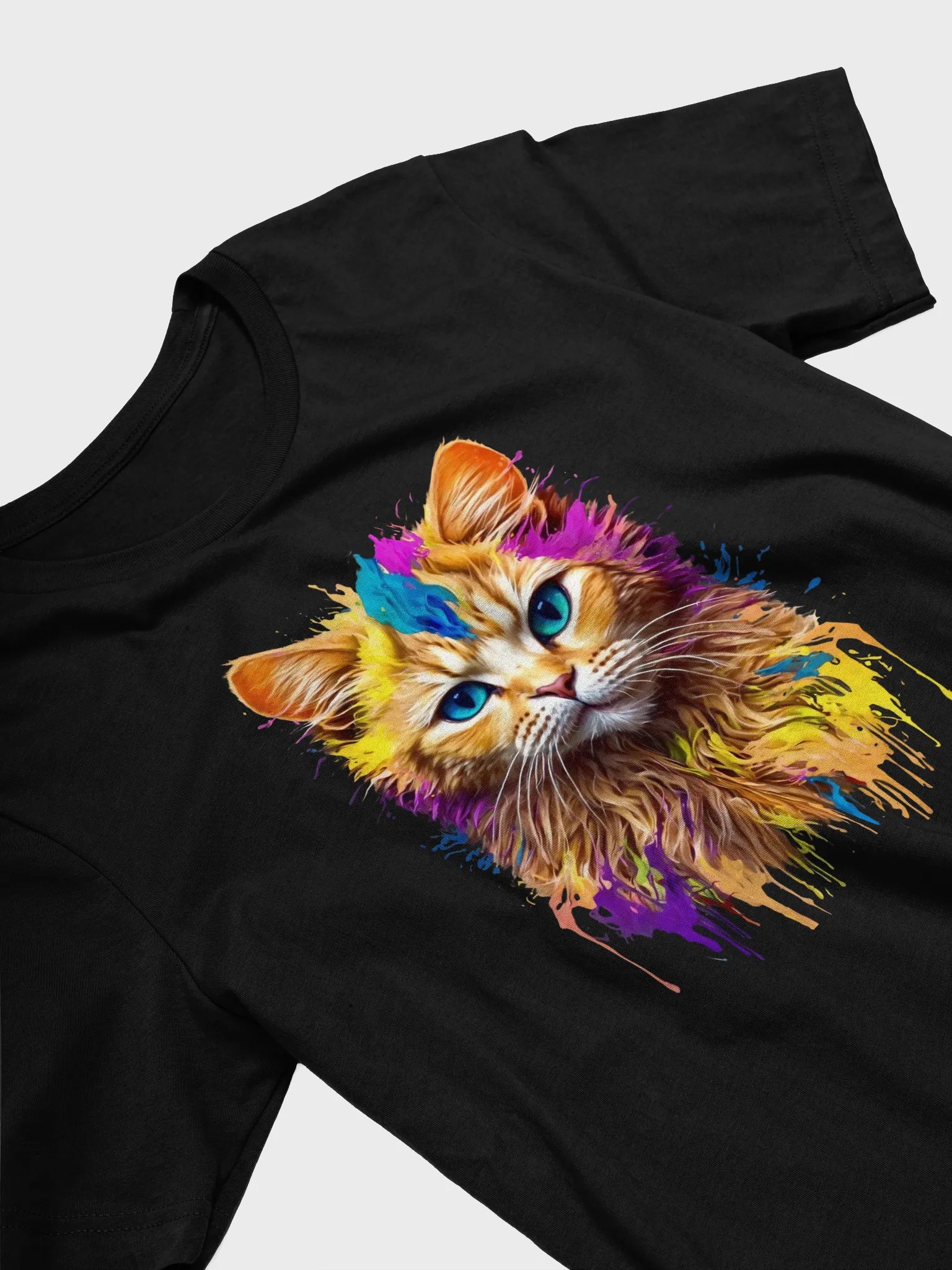 Splatter Cat T-Shirt product image (10)