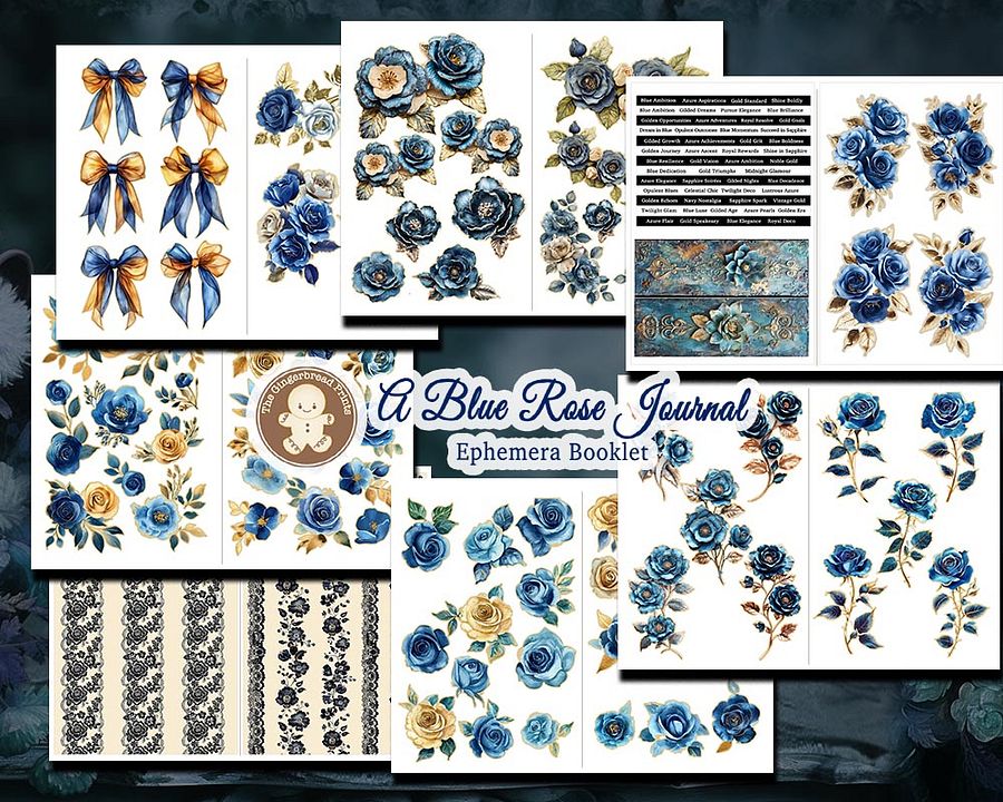 A Blue Rose Journal Vol.2 3-in-one Jumbo Collection Digital Kit product image (12)