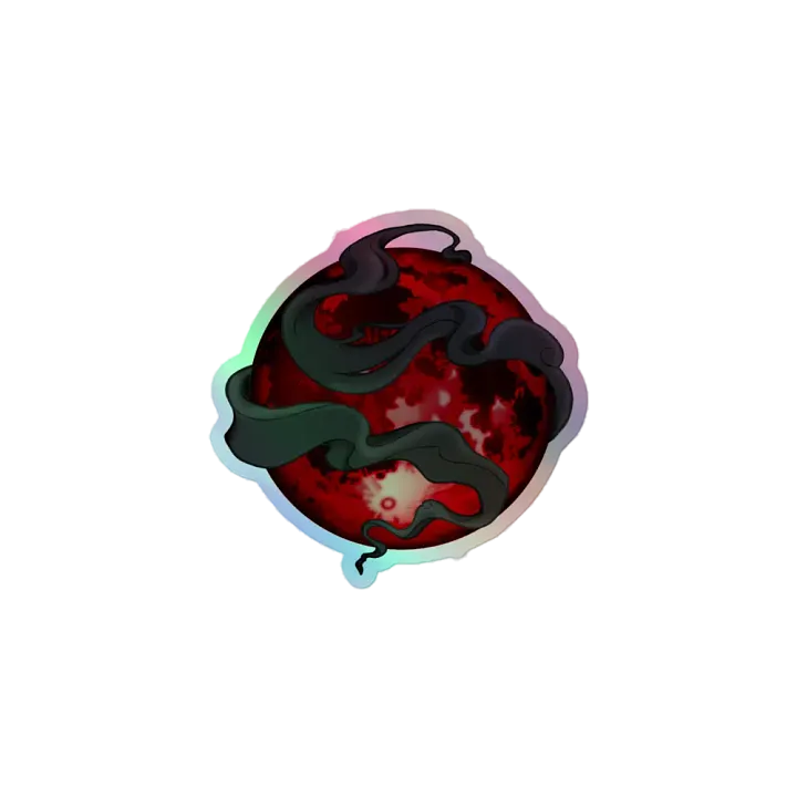 Blood moon sticker product image (1)