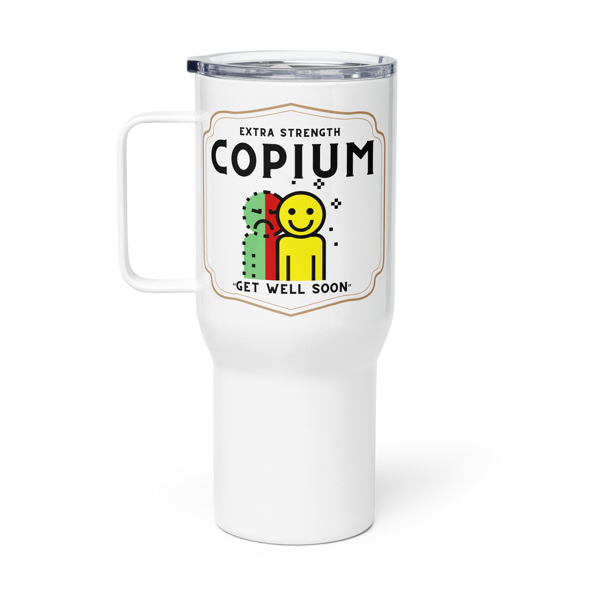 Copium Steel Travel Mug with Handle product image (1)