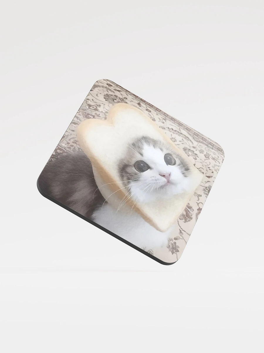 Glossed Cork Coaster: Meme Cats 2 product image (1)