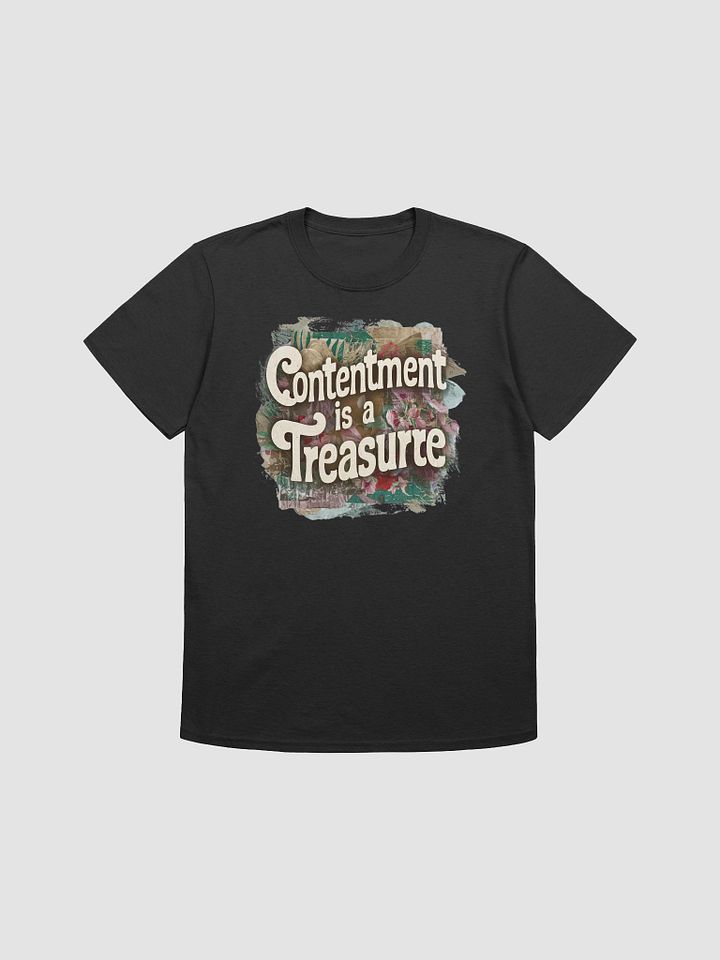 Contentment is a Treasure - Serene and Inspirational Graphic Tee product image (1)