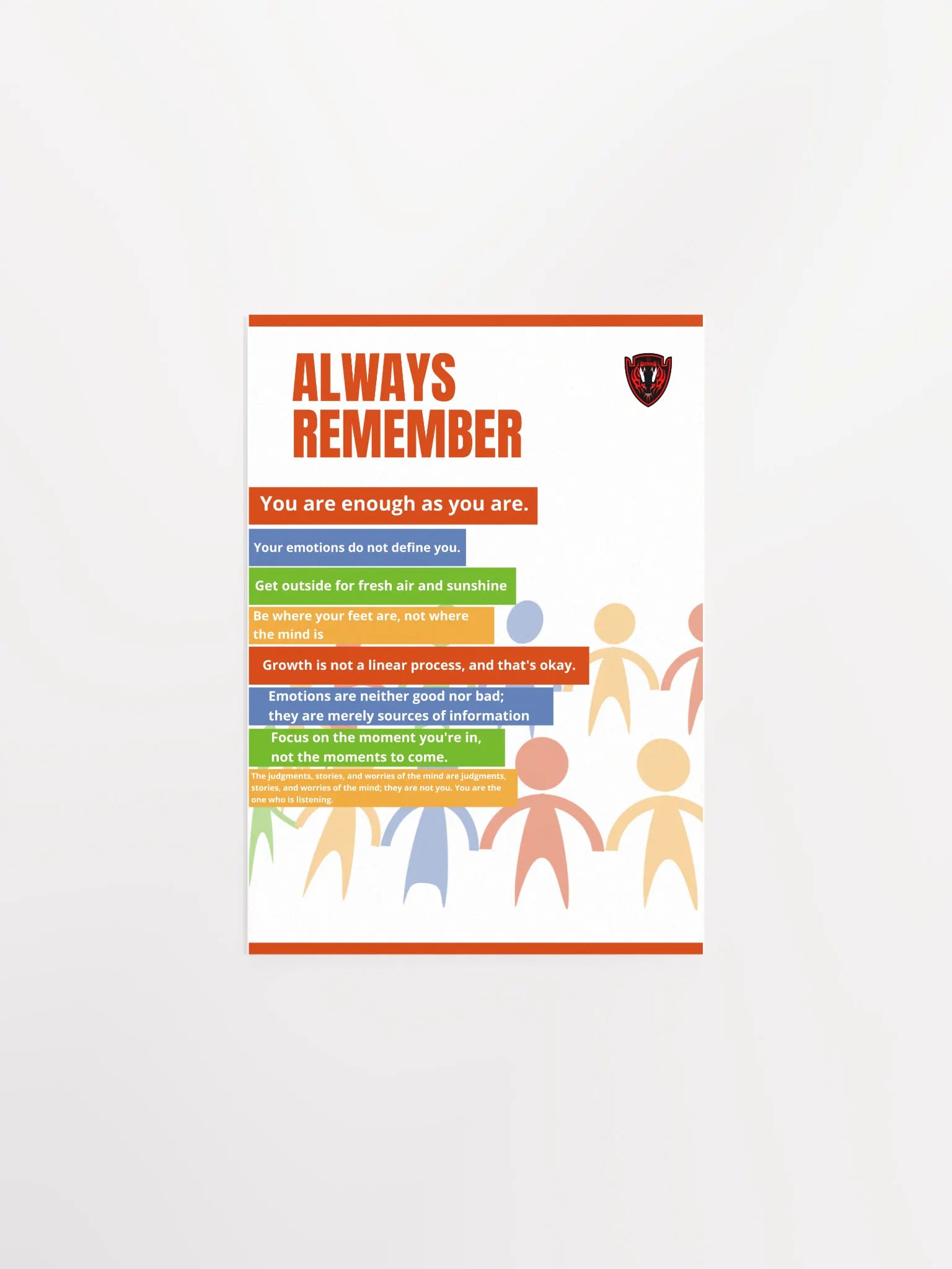 Mental Health Reminder Poster product image (1)