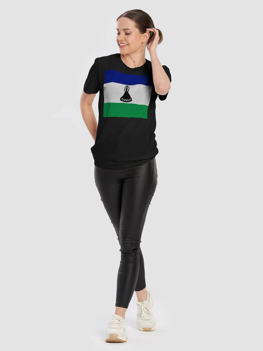 Exclusive Supersoft Unisex T-Shirt with Lesotho Flag Design product image (10)