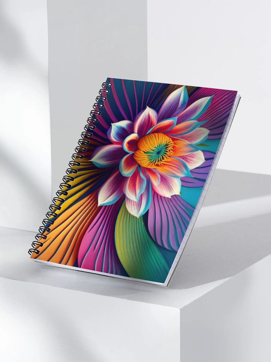 Vibrant Petals Spiral Notebook product image (3)