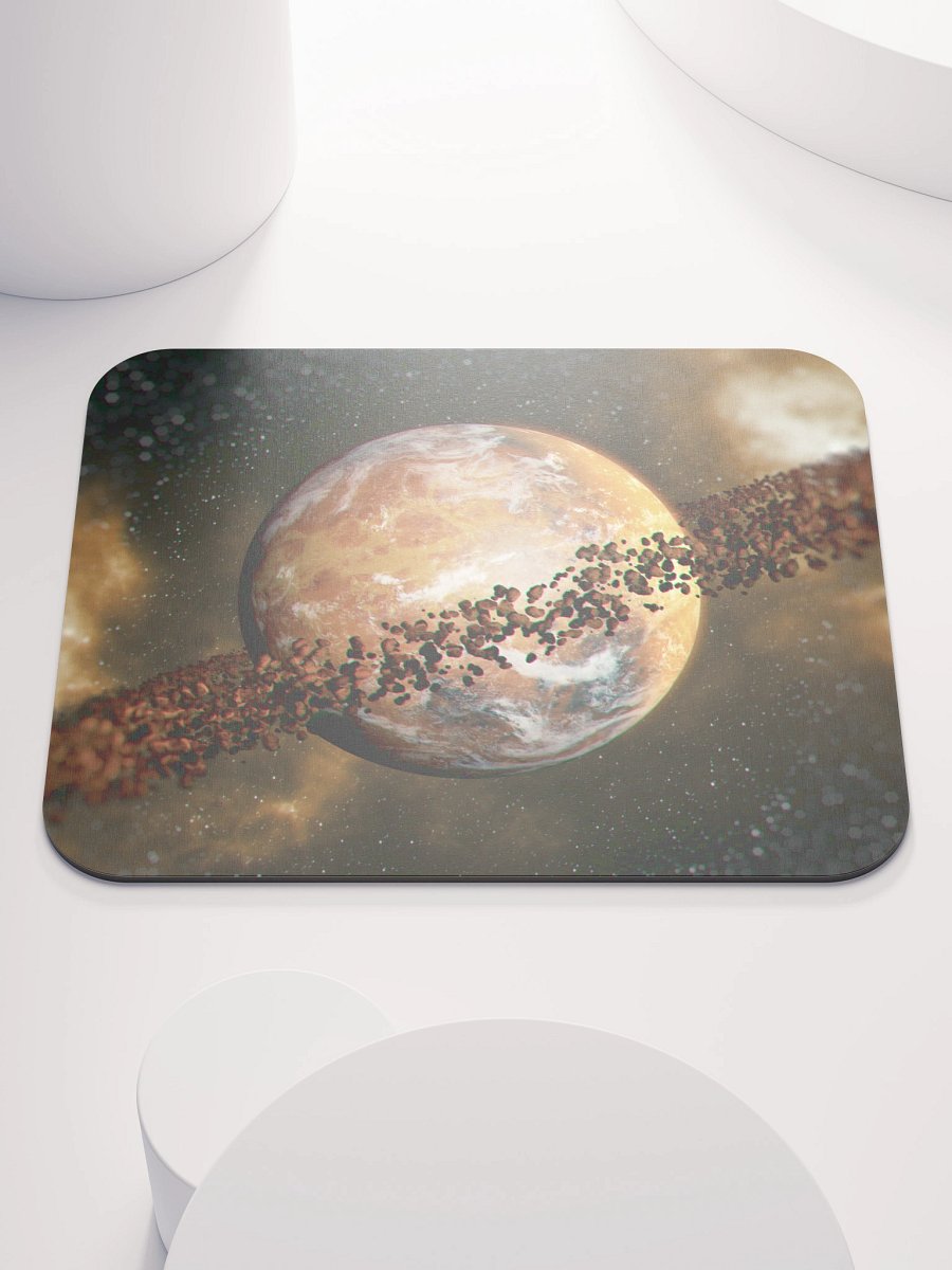 Ringed planet Mouse Pad product image (1)