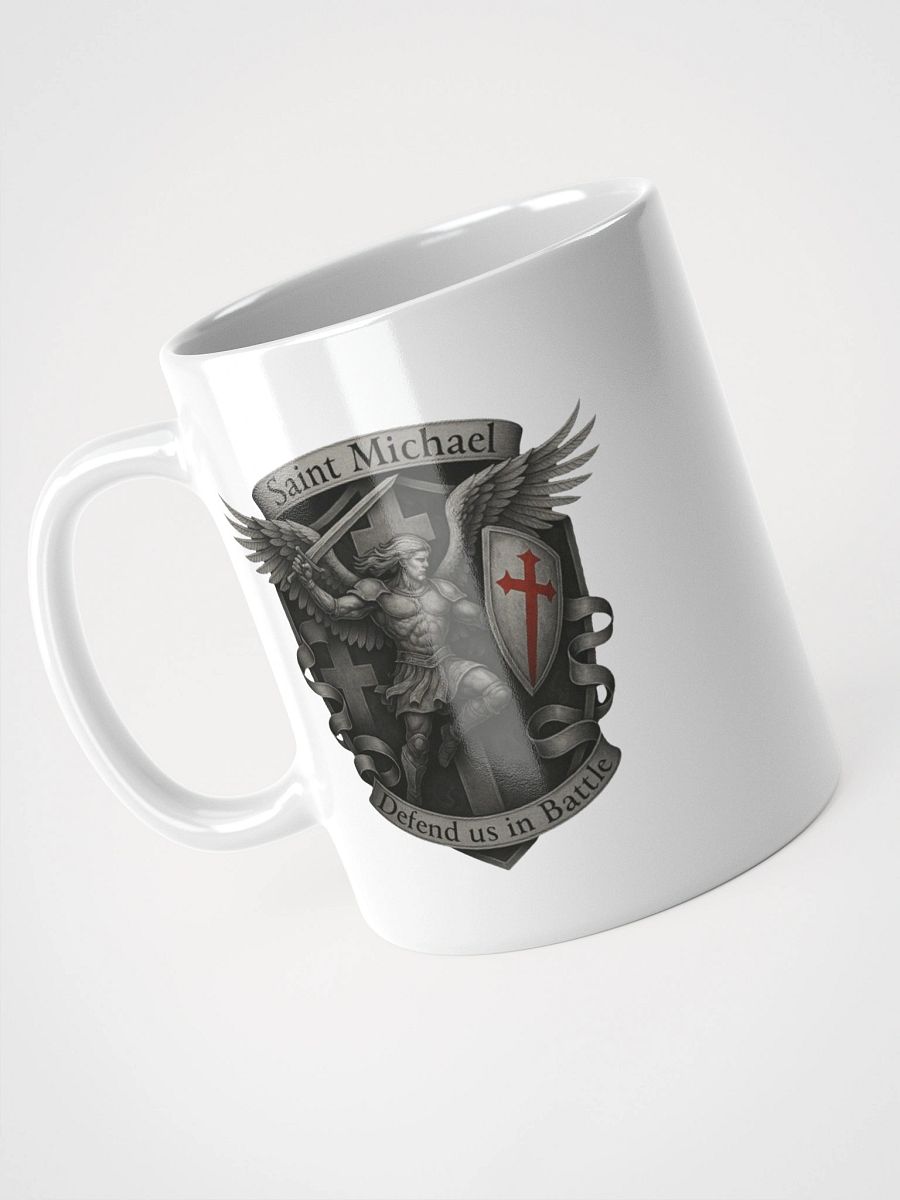 St Michael Defend Us In Battle Mug product image (7)
