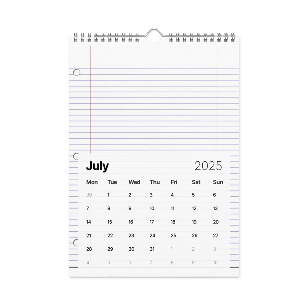 2025 Customizable Wall Calendar: Plan, Dream, Achieve product image (7)