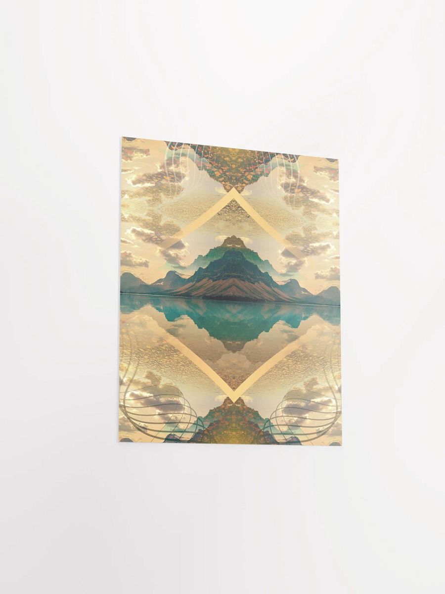Geometric Art Print - Reflections (Yellow) product image (8)