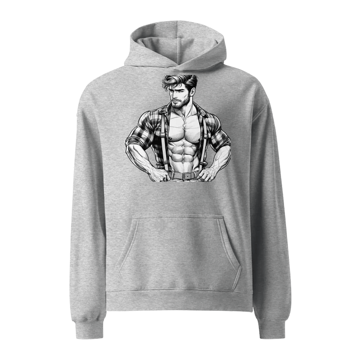 Gay Lumberjack Muscle Hunk LGBTQ Gay Pride Color-In Graphic Design product image (1)