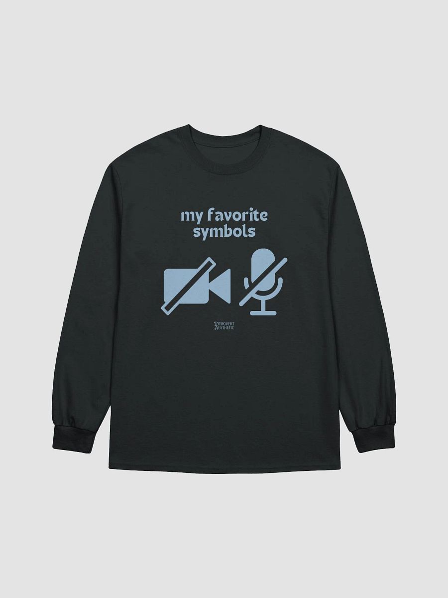 Muted Camera Icons Unisex Long Sleeve Tee product image (1)