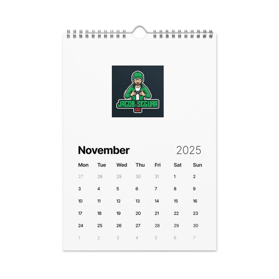 Jacob segura CGZ 2025 Calendar product image (11)