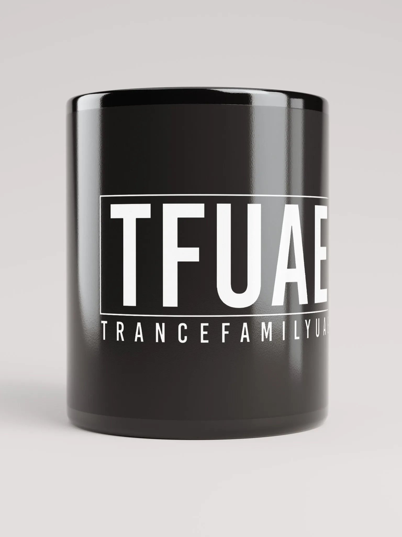 TFUAE Black Glossy Mug product image (10)