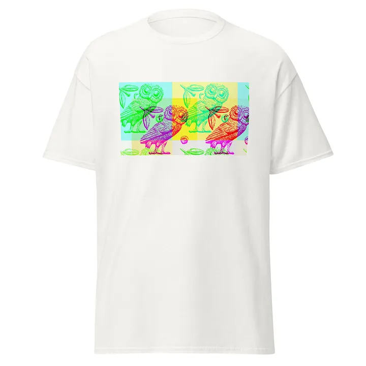 Cute Athenian Owls White T-Shirt product image (1)