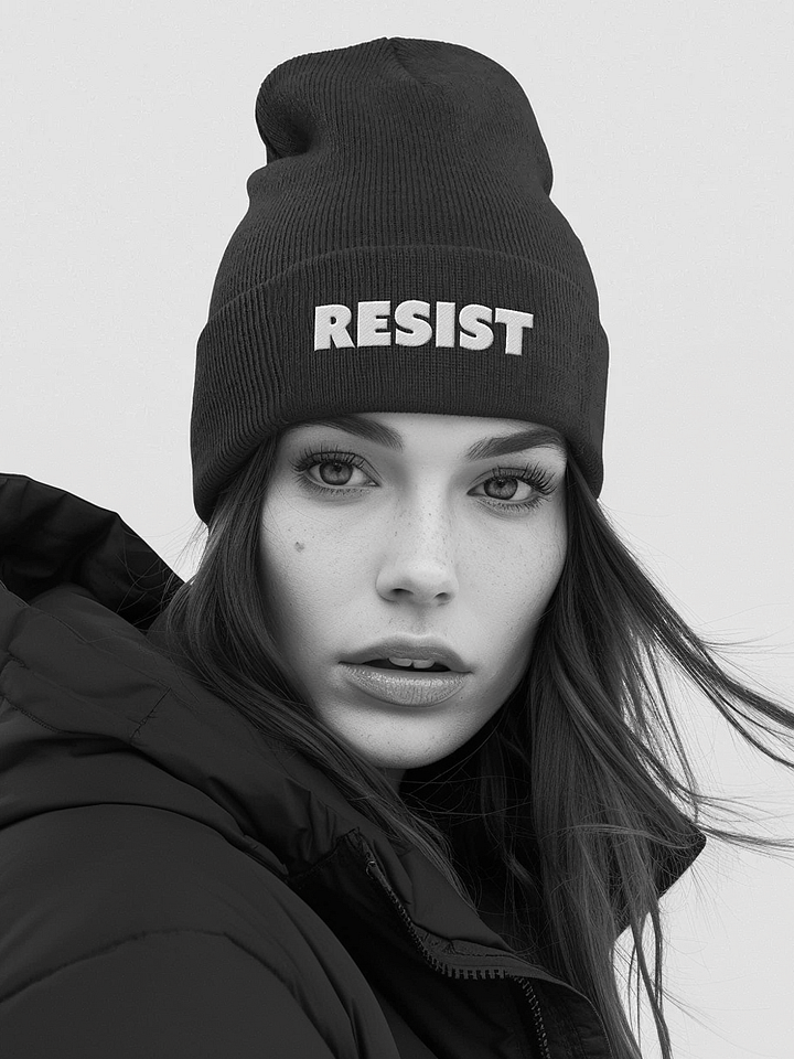 Geometric Monochrome Beanie product image (1)