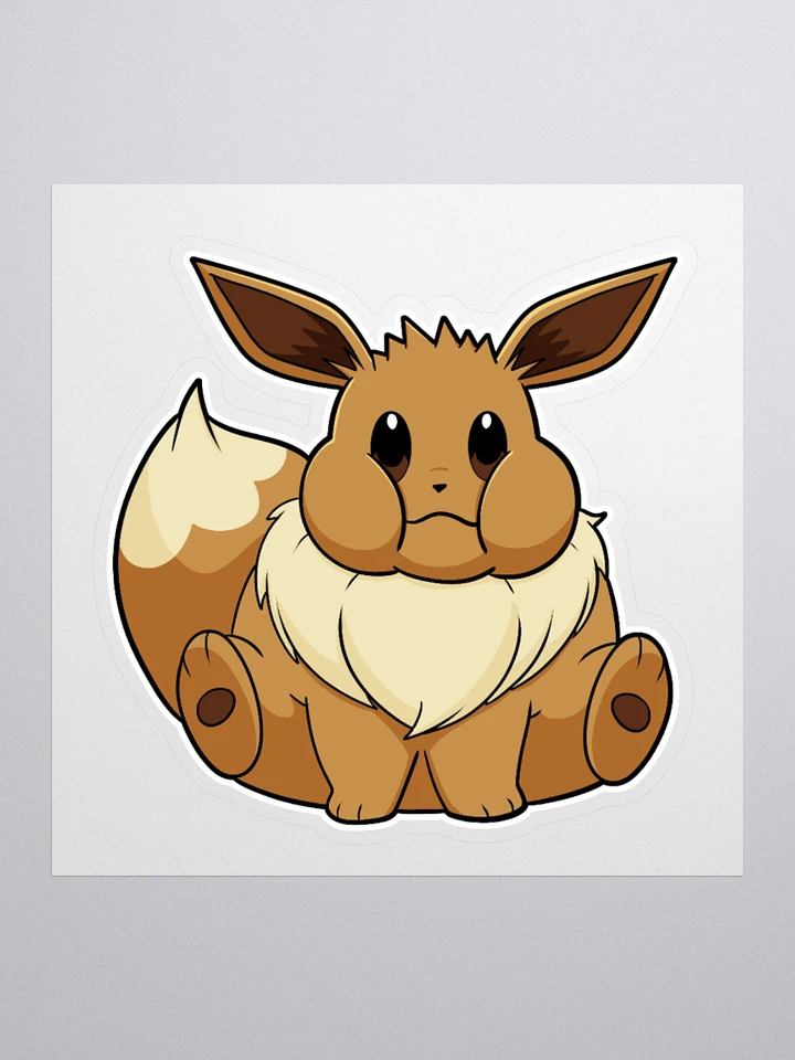 Chubby Eevee Large Sticker product image (1)