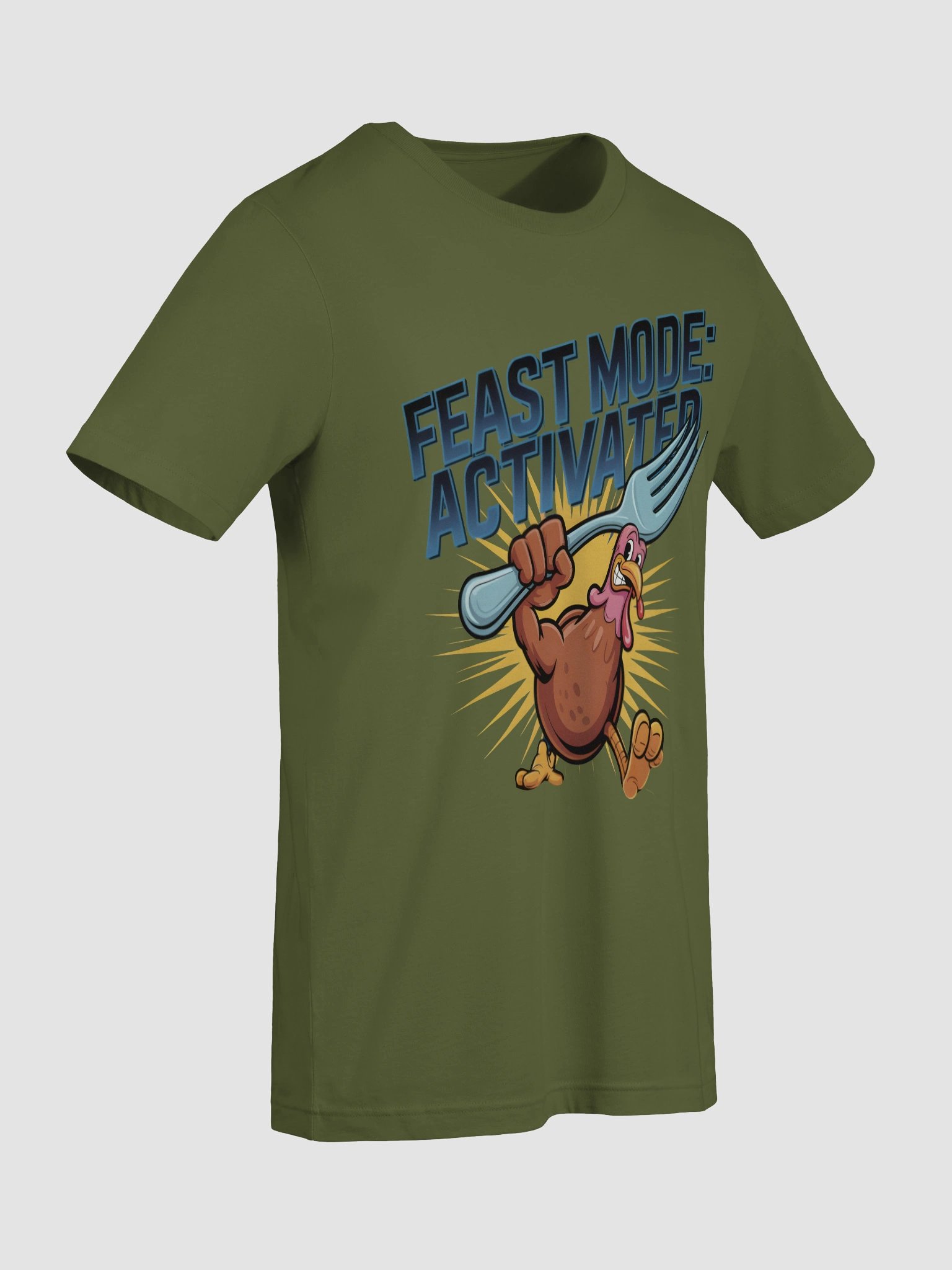 Feast Mode Activated Turkey T-Shirt product image (83)