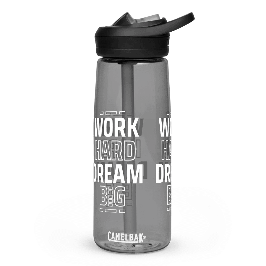Work hard, Dream big | Sports water bottle product image (1)