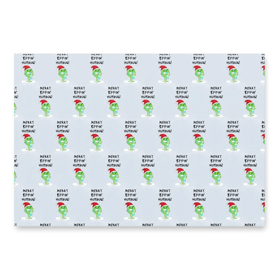 Less Merry Humbug - Gift Wrapping Paper product image (1)