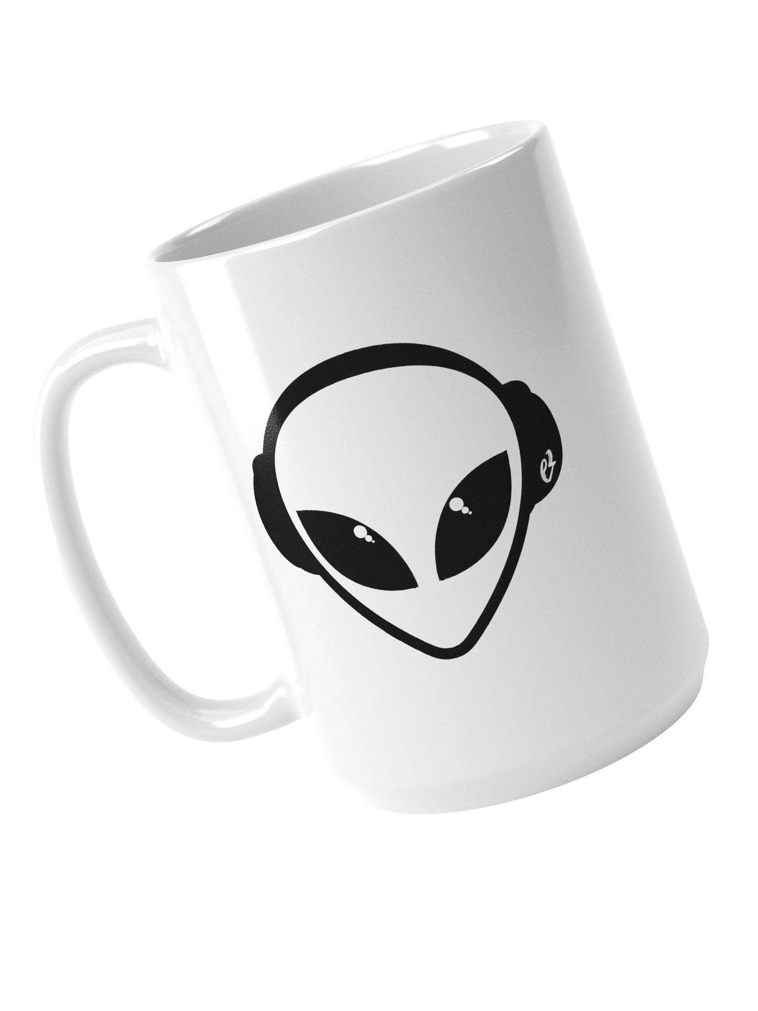 e² Alien White Glossy Mug product image (4)