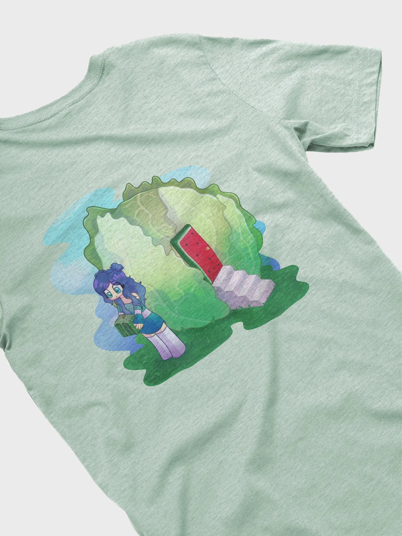 Lettuce Melon Home T-Shirt (Back Design) product image (2)