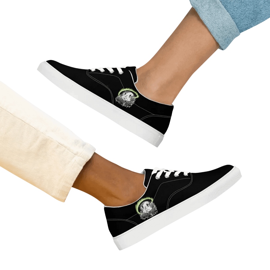 Save Me: A Plea from Planet Earth Women's Black Lace-Up 🌍 product image (4)