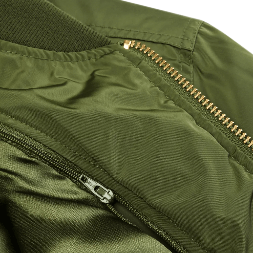 US Exporters Bomber Jacket Green product image (11)