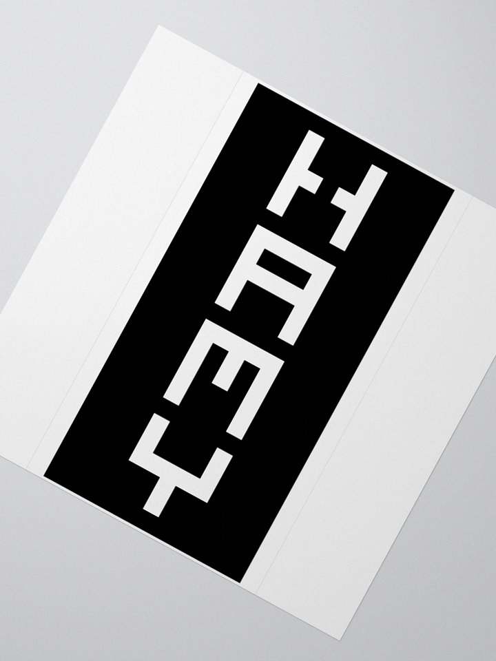 HAMY Sticker - Vertical, Black product image (2)