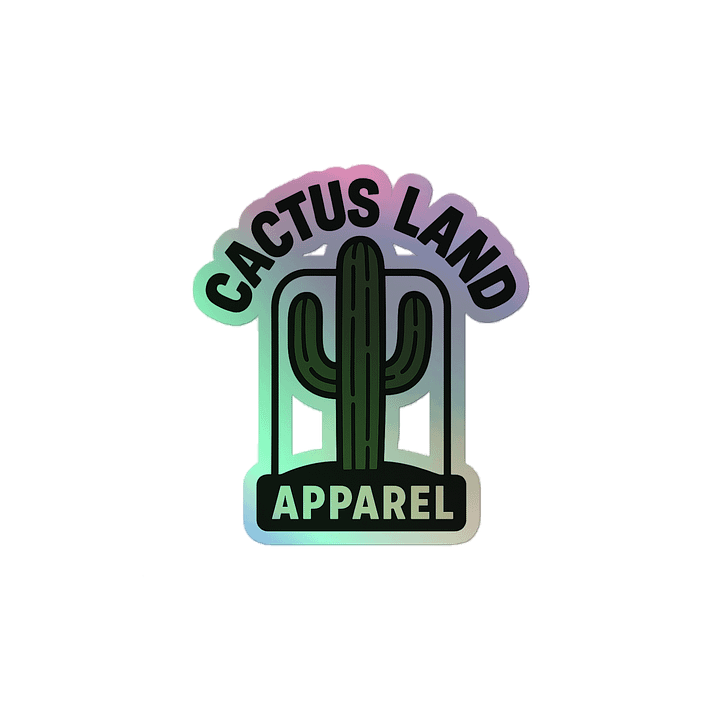 Cactus Land Holo Sticker ALT Logo product image (2)