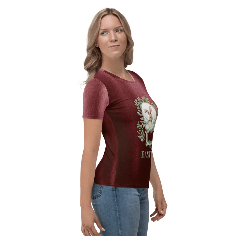 Hoppy Easter All Over Print T-shirt product image (3)