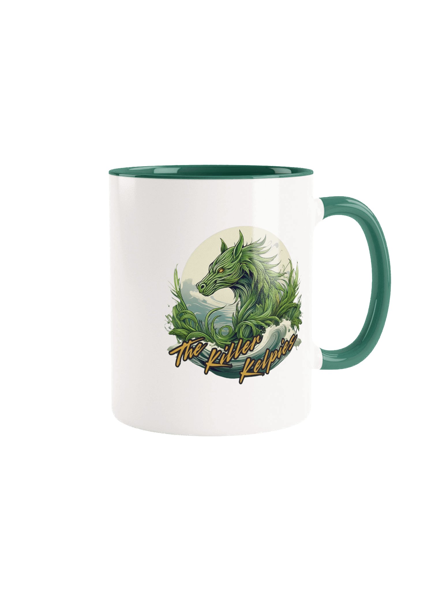 Killer Kelpies Team Ceramic Mug with Color Inside product image (3)