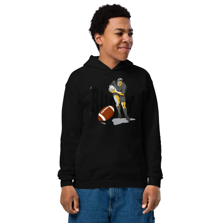 Kids Gildan Youth Heavy Blend Hoodie Rugby product image (1)