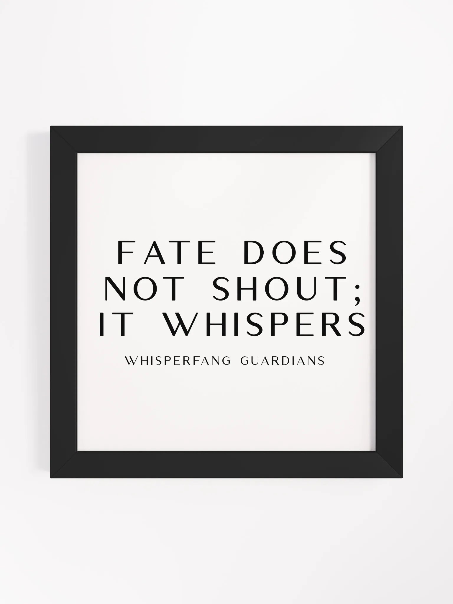 Whispering Fangs Proverb Framed Collection - Fate product image (1)