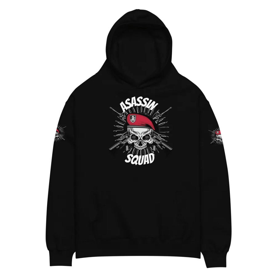 Rebellious Skull Graphic Oversized Hoodie product image (2)